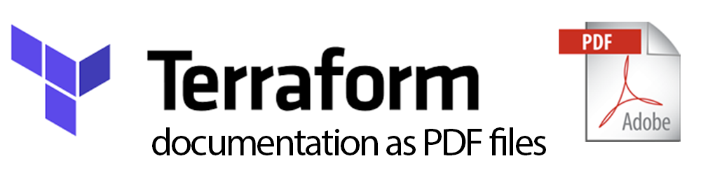 Terraform documentation as PDF files